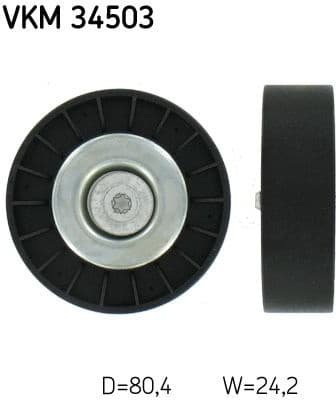 Deflection/Guide Pulley, V-ribbed belt VKM 34503 - image 2