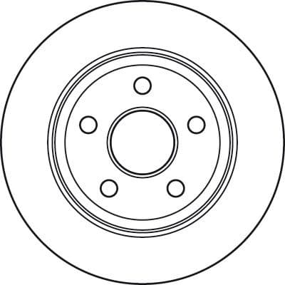 Brake Disc TRW SINGLE DF4914S - image 4