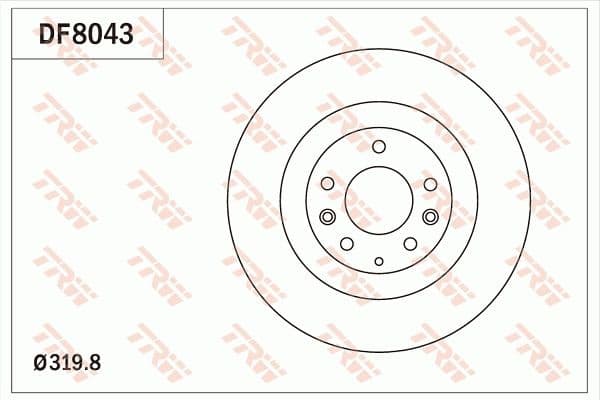 Brake Disc DF8043 - image 2
