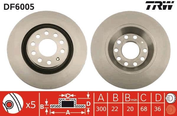 Brake Disc DF6005 - image 3