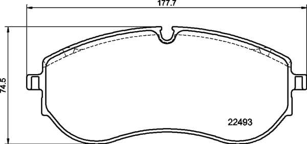 Brake Pad Set, disc brake PRIME LINE P85179