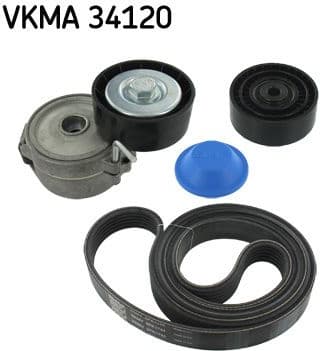 V-ribbed Belt Set VKMA 34120 - image 2