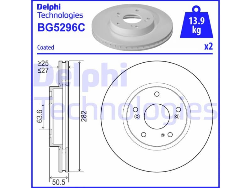 Brake Disc BG5296C