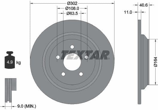 Brake Disc PRO 92292403