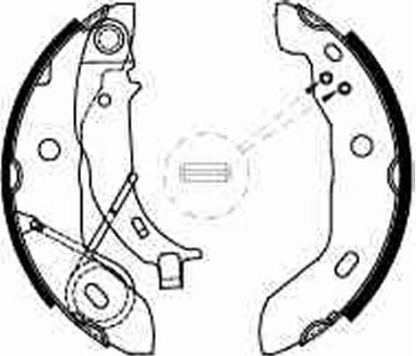 Brake Shoe Set GS8627 - image 3