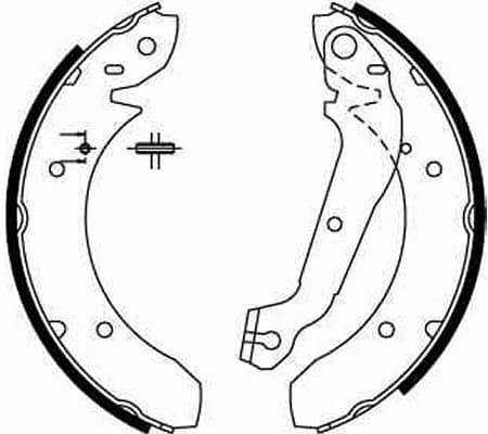 Brake Shoe Set GS6166 - image 3