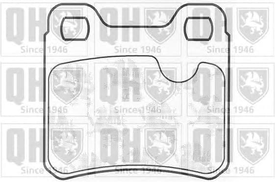 Brake pads rear HANZE HBP586 - image 2