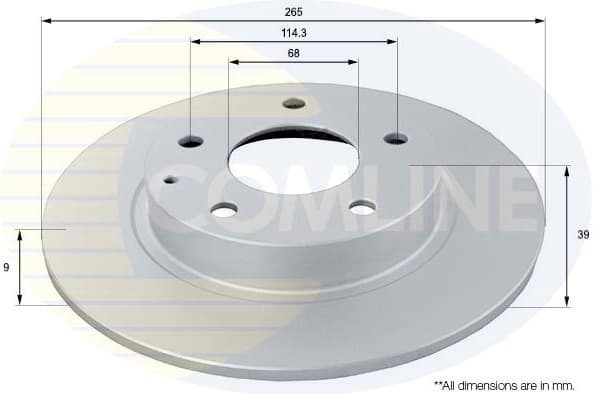 Brake Disc COATED ADC0477 - image 2