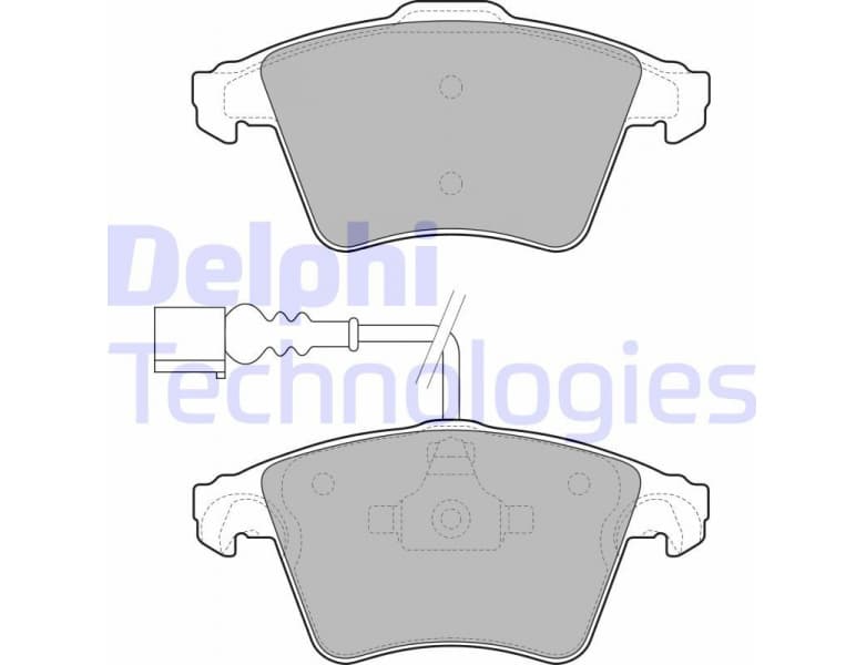Brake Pad Set, disc brake LP1950