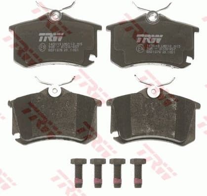 Brake Pad Set, disc brake COTEC GDB1578 - image 3