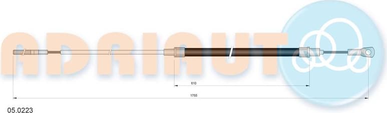 Cable handbrake 05.0223 - image 2