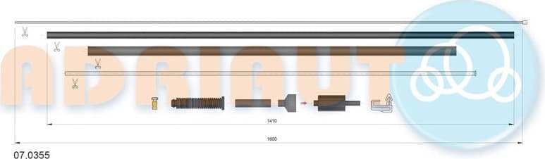 Accelerator Cable 07.0355