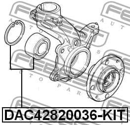 Wheel Bearing Kit DAC42820036-KIT - image 2