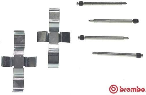 Accessory Kit, disc brake pad PRIME LINE A 02 279