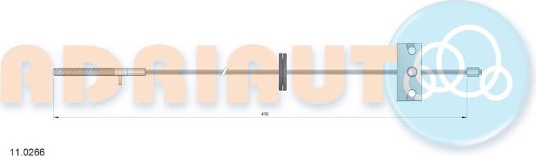 Cable Pull, parking brake 11.0266