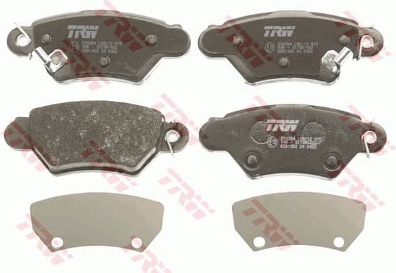 Brake Pad Set, disc brake COTEC GDB1352 - image 4