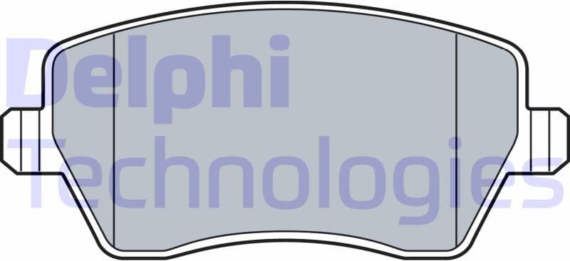 Brake Pad Set, disc brake LP3551