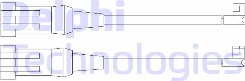 Warning Contact, brake pad wear LZ0202