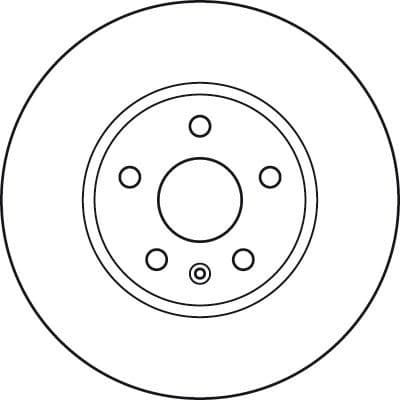 Brake Disc TRW SINGLE DF4996S - image 4