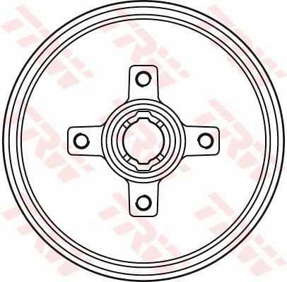 Brake Drum DB4134BR - image 2