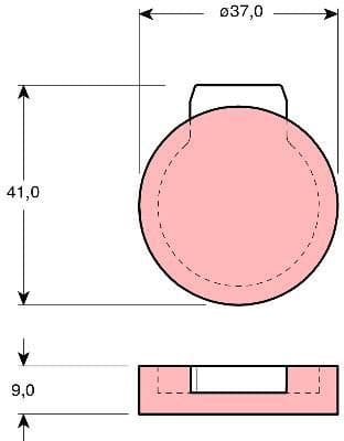 Brake Pad Set, disc parking brake GDB272 - image 2