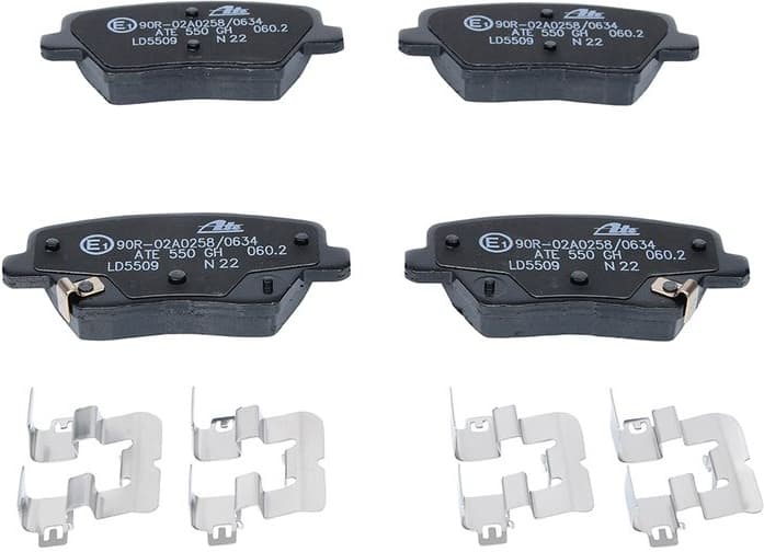 Brake Pad Set, disc brake ATE Ceramic 13047055092 - image 2