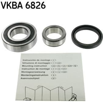 Wheel Bearing Kit VKBA 6826 - image 2