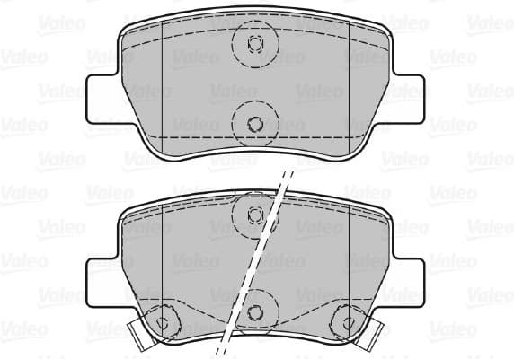 Brake Pad Set, disc brake 601057