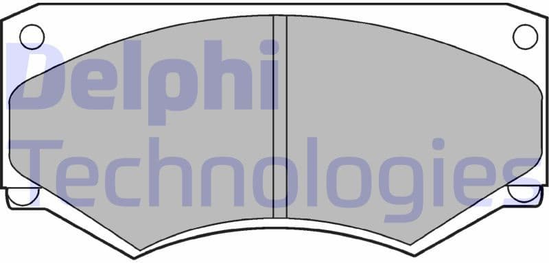 Brake Pad Set, disc brake LP180