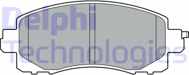 Brake Pad Set, disc brake LP3411