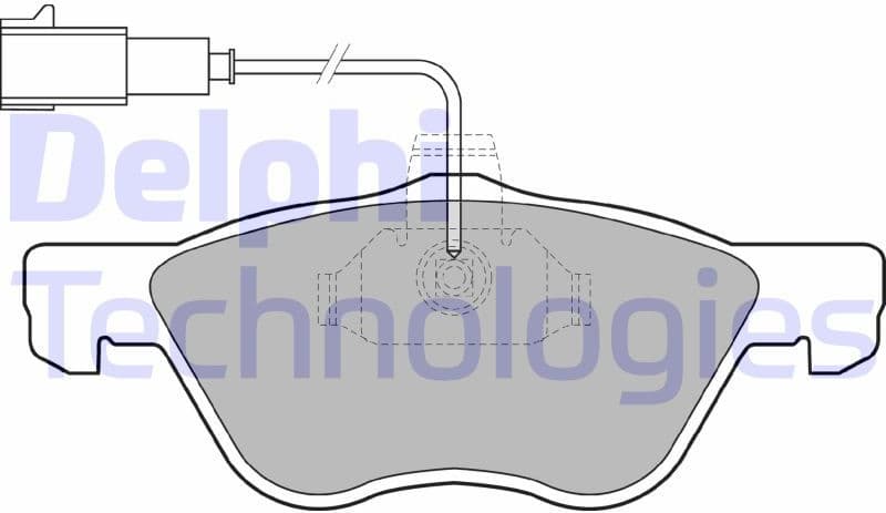 Brake Pad Set, disc brake LP1408