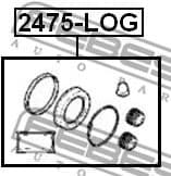Repair Kit, brake caliper 2475-LOG - image 2