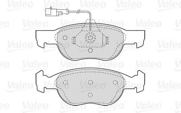 Brake Pad Set, disc brake ESSENTIAL 301040 - image 2