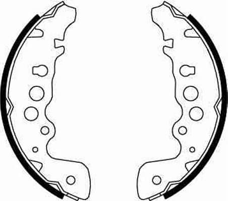 Brake Shoe Set GS8670 - image 3