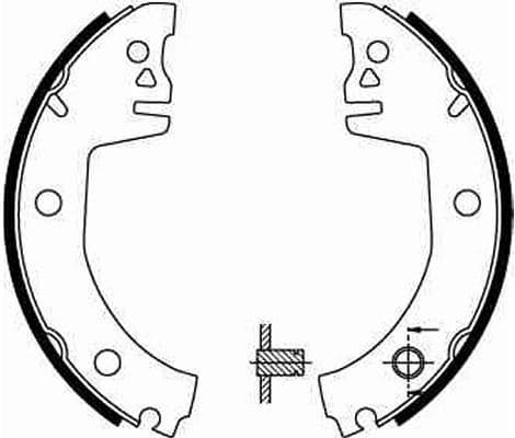 Brake Shoe Set GS8300 - image 3