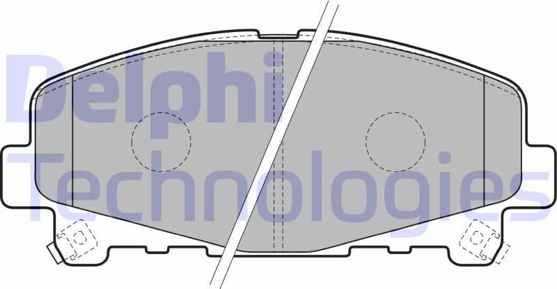 Brake Pad Set, disc brake LP2166
