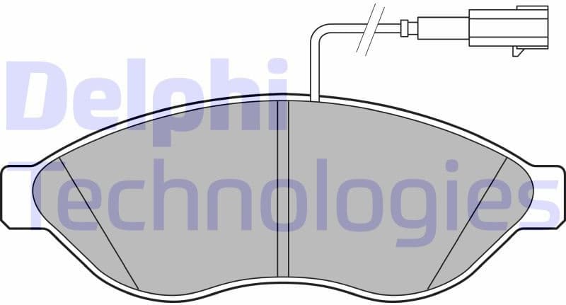 Brake Pad Set, disc brake LP2498