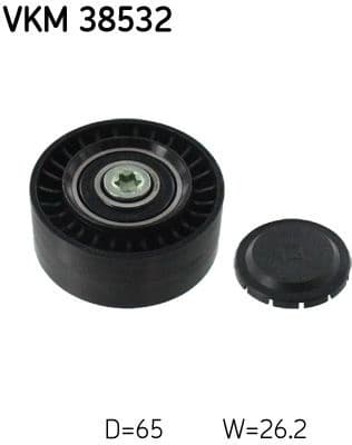 Deflection/Guide Pulley, V-ribbed belt VKM38532 - image 2