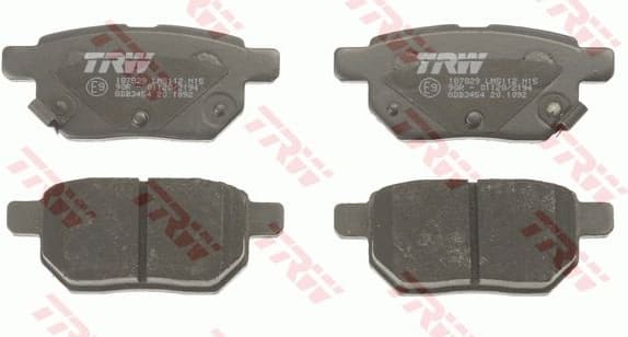 Brake Pad Set, disc brake COTEC GDB3454 - image 4