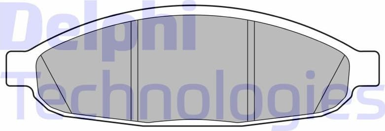 Brake Pad Set, disc brake LP3555
