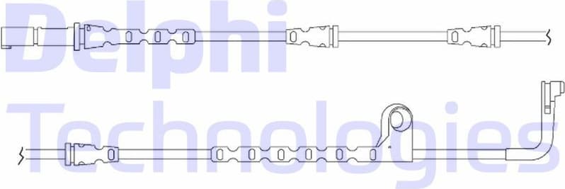 Warning Contact, brake pad wear LZ0207