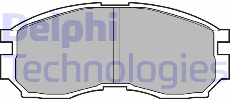 Brake Pad Set, disc brake LP803