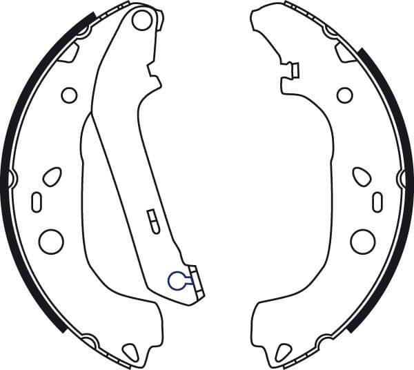 Brake Shoe Set GS8736 - image 4