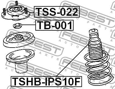 Protective Cap/Bellow, shock absorber TSHB-IPS10F - image 2