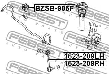 Mounting, stabiliser bar BZSB-906F - image 2