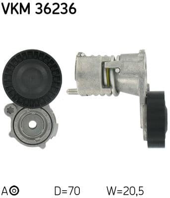 Tensioner belt VKM36236 - image 2