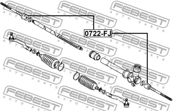 Inner Tie Rod 0722-FJ - image 2