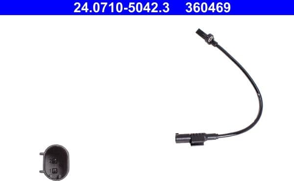 Sensor, wheel speed 24.0710-5042.3