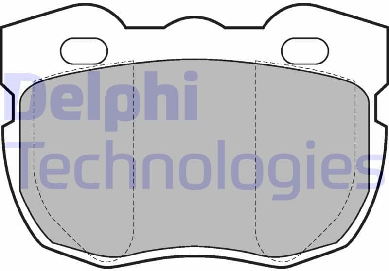 Brake Pad Set, disc brake LP599
