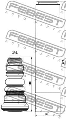 Dust Cover Kit, shock absorber FDSHB-FOCIIR-KIT - image 2